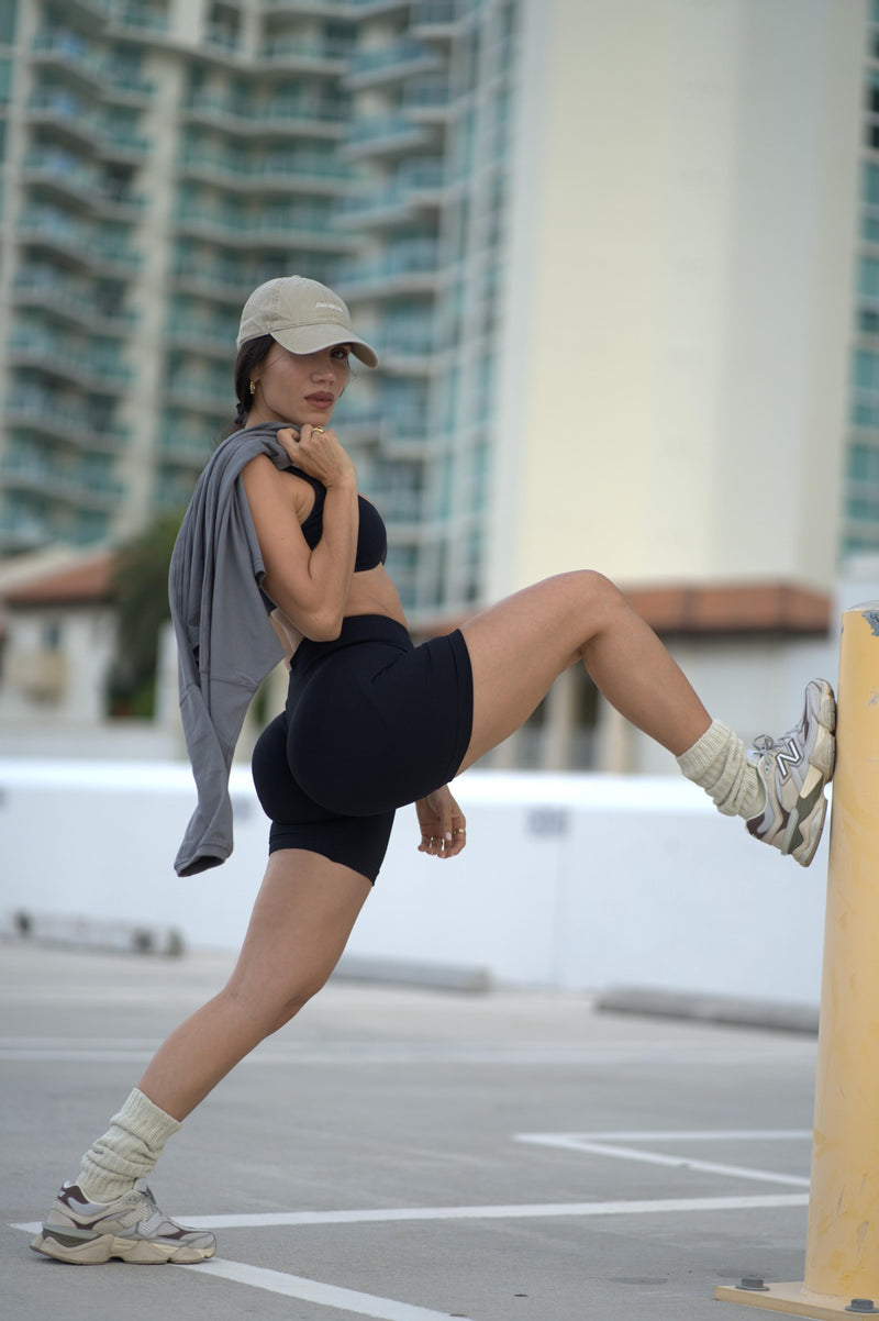 Athletic High-Neck Crop Top